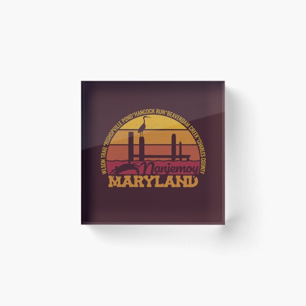 Item preview, Nanjernoy Maryland Sunset Retro Local Pride Logo designed and sold by CRHPOD20.