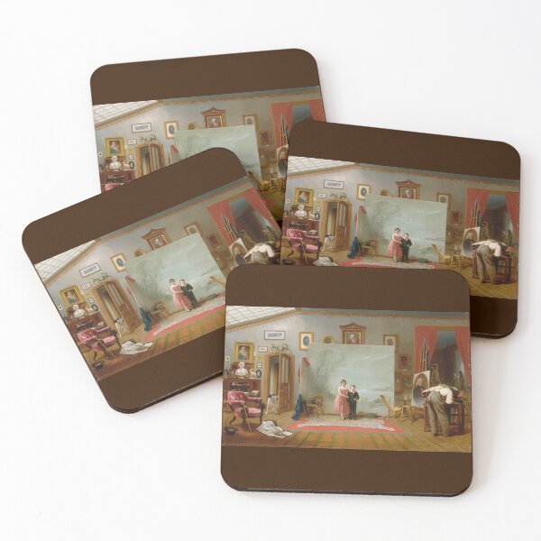 Item preview, Interior with Portraits by Thomas Le Clear  designed and sold by Amanda1775.