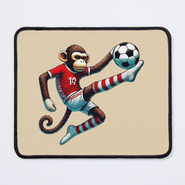 Item preview, Sock Monkey Soccer  designed and sold by Myra365Art.