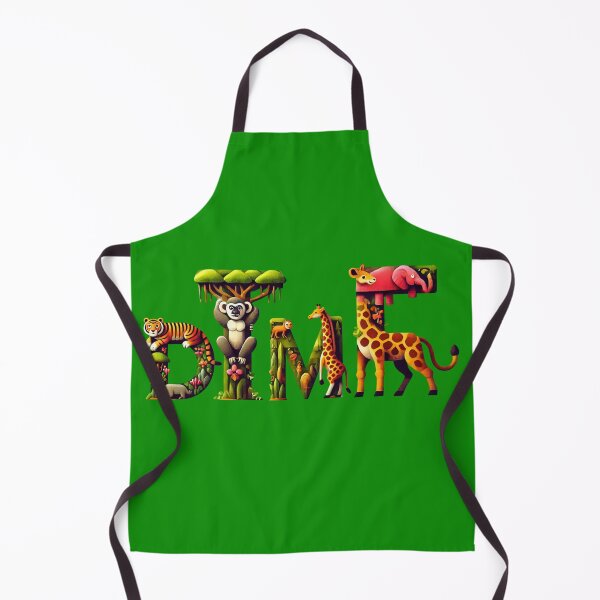 Item preview, DTMF Jungle Wildlife Typography Design - Vibrant Nature Art designed and sold by Kts20.