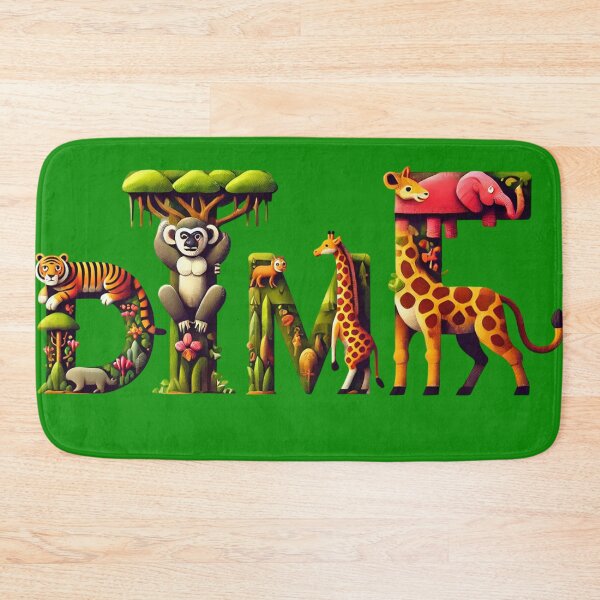 Item preview, DTMF Jungle Wildlife Typography Design - Vibrant Nature Art designed and sold by Kts20.