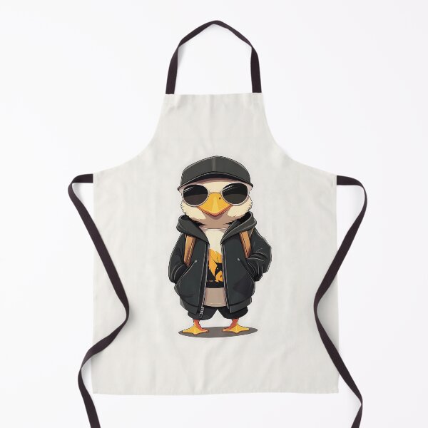 Item preview, Cool Cartoon Duck in Streetwear Style designed and sold by GoldenTealArts.