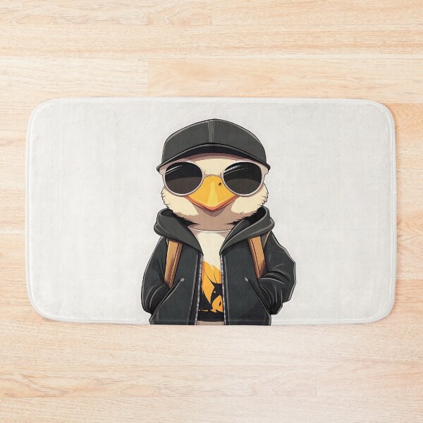 Item preview, Cool Cartoon Duck in Streetwear Style designed and sold by GoldenTealArts.