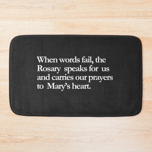 Item preview, When Words Fail, the Rosary Speaks designed and sold by ComeToKnowMary.