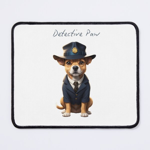 Item preview, "Detective Paw" - Dog Detective Design designed and sold by Furry Paw Prints.