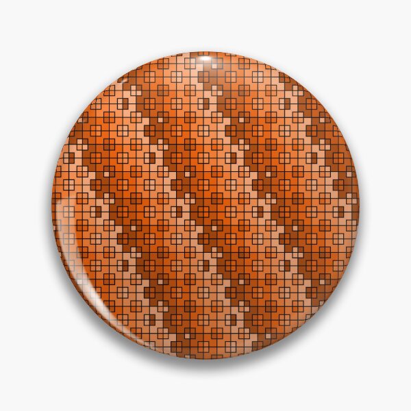 Item preview, Orange 8-Bit Squares designed and sold by Lindsey Popejoy.