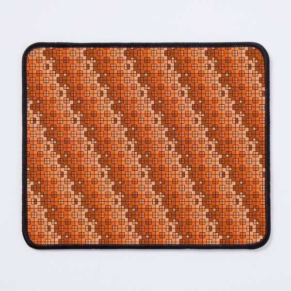 Item preview, Orange 8-Bit Squares designed and sold by Lindsey Popejoy.