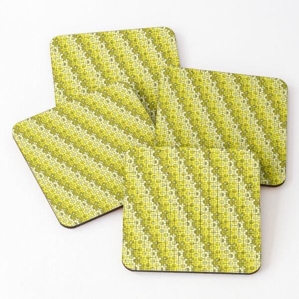 Item preview, Yellow 8-Bit Squares designed and sold by Lindsey Popejoy.