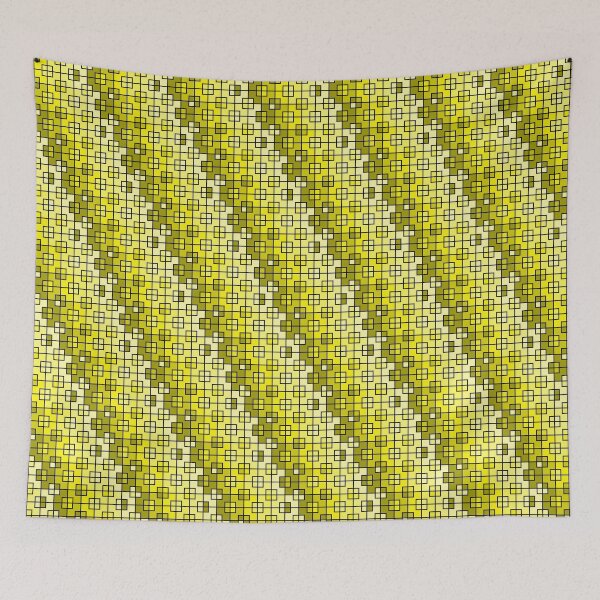 Item preview, Yellow 8-Bit Squares designed and sold by Lindsey Popejoy.