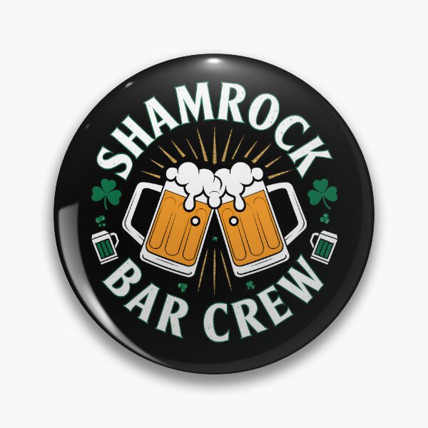 Item preview, Shamrock Bar Crew - Irish Beer Lovers designed and sold by Zeevla.