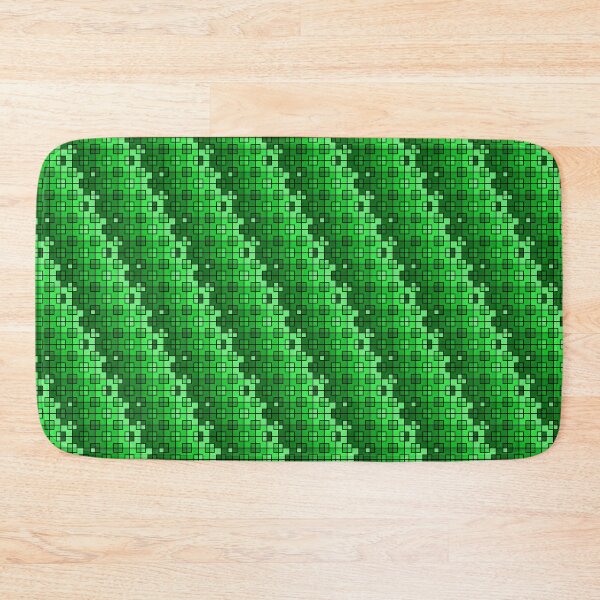 Item preview, Green 8-Bit Squares designed and sold by Lindsey Popejoy.