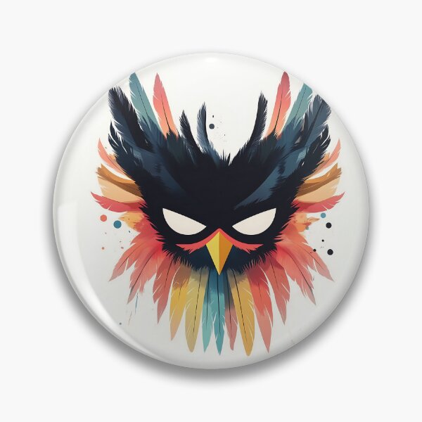 Item preview, Colorful Owl Mask Vector Illustration Design designed and sold by GoldenTealArts.