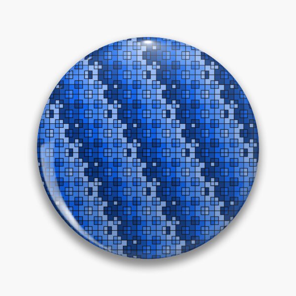 Item preview, Blue 8-Bit Squares designed and sold by Lindsey Popejoy.