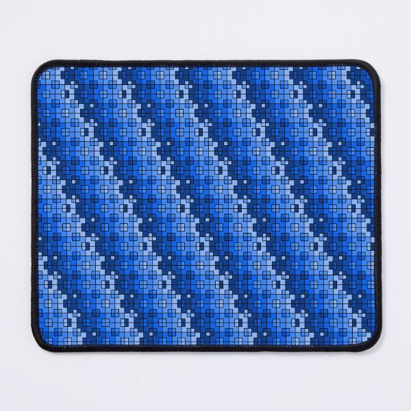 Item preview, Blue 8-Bit Squares designed and sold by Lindsey Popejoy.