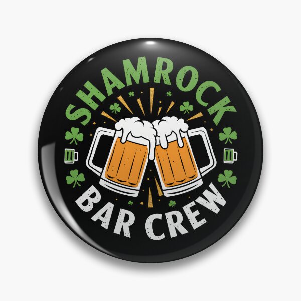 Item preview, Shamrock Bar Crew - Clinking Beer Mugs designed and sold by Zeevla.