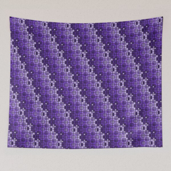 Item preview, Purple 8-Bit Squares designed and sold by Lindsey Popejoy.