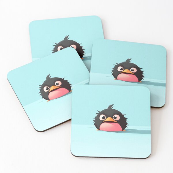 Item preview, Cute Cartoon Bird Vector Illustration designed and sold by GoldenTealArts.