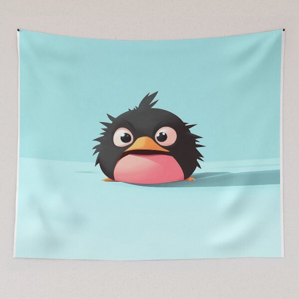Item preview, Cute Cartoon Bird Vector Illustration designed and sold by GoldenTealArts.