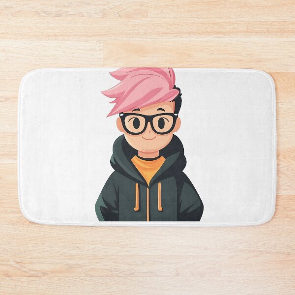 Item preview, Pink-Haired Person Avatar Vector Illustration designed and sold by GoldenTealArts.