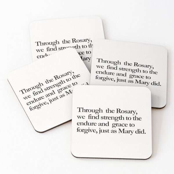 Item preview, Strength and Grace Through the Rosary designed and sold by ComeToKnowMary.