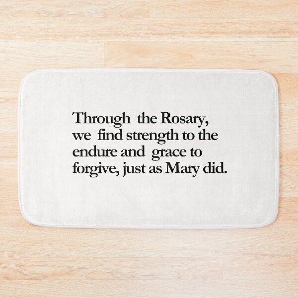 Item preview, Strength and Grace Through the Rosary designed and sold by ComeToKnowMary.