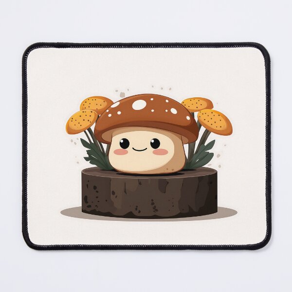 Item preview, Cute Cartoon Mushroom Vector Illustration designed and sold by GoldenTealArts.