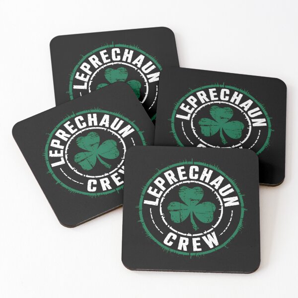 Item preview, Leprechaun Crew - Vintage Shamrock Circle designed and sold by Zeevla.