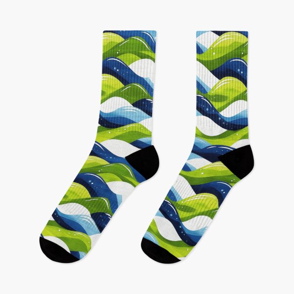 Item preview, Blue and navy compositions with flowing forms designed and sold by Piotrek0001.