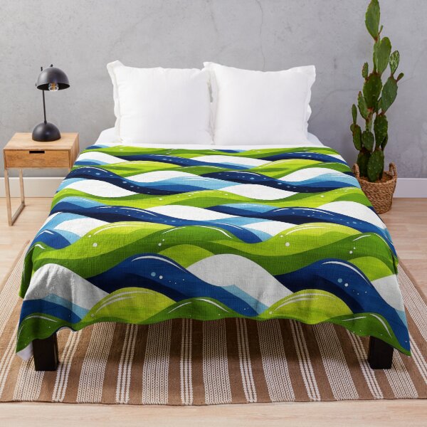 Item preview, Blue and navy compositions with flowing forms designed and sold by Piotrek0001.
