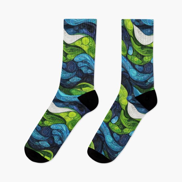 Item preview, Oceanic inspirations with bold brushstroke details designed and sold by Piotrek0001.