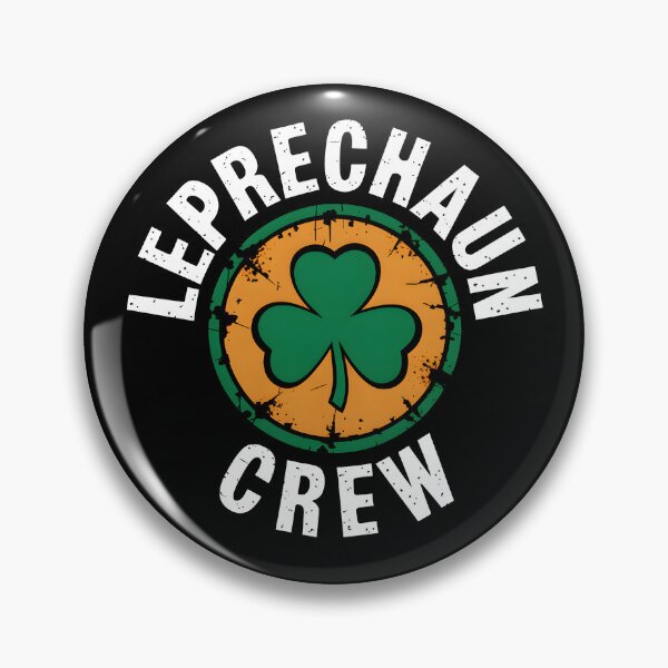 Item preview, Leprechaun Crew - Orange and Green Shamrock designed and sold by Zeevla.