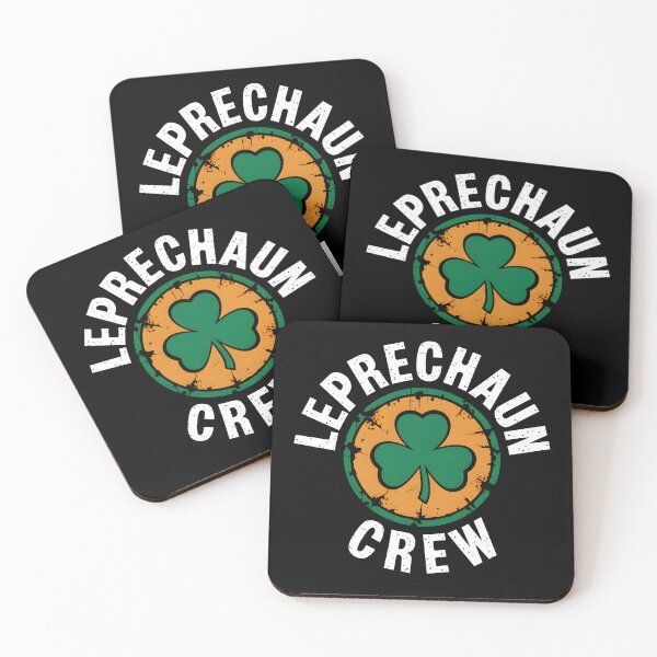 Item preview, Leprechaun Crew - Orange and Green Shamrock designed and sold by Zeevla.