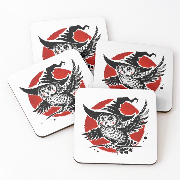 Item preview, Sumie Witch Owl designed and sold by Thunderbelts.