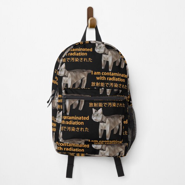 Item preview, Cat Meme I Am Contaminated With Radiation Japanese designed and sold by DreamyNature.