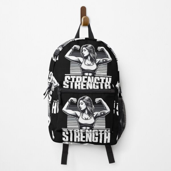 Item preview, Strength strong woman flexes muscles gift designed and sold by Pineapple-Tree.