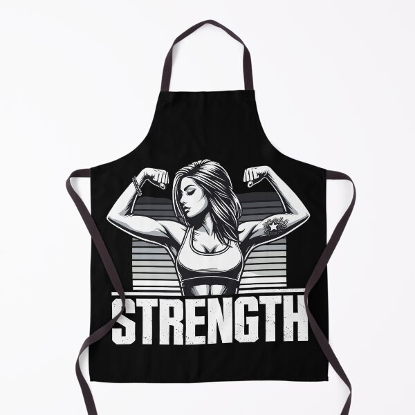 Item preview, Strength strong woman flexes muscles gift designed and sold by Pineapple-Tree.