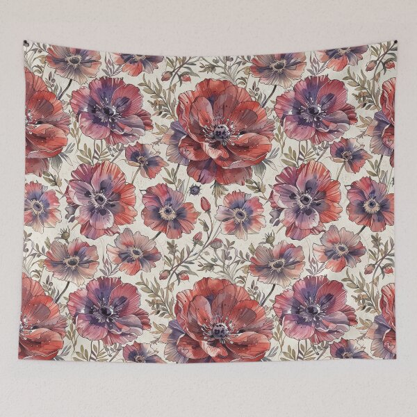 Item preview, Anemone flower pattern designed and sold by CoolPixels.