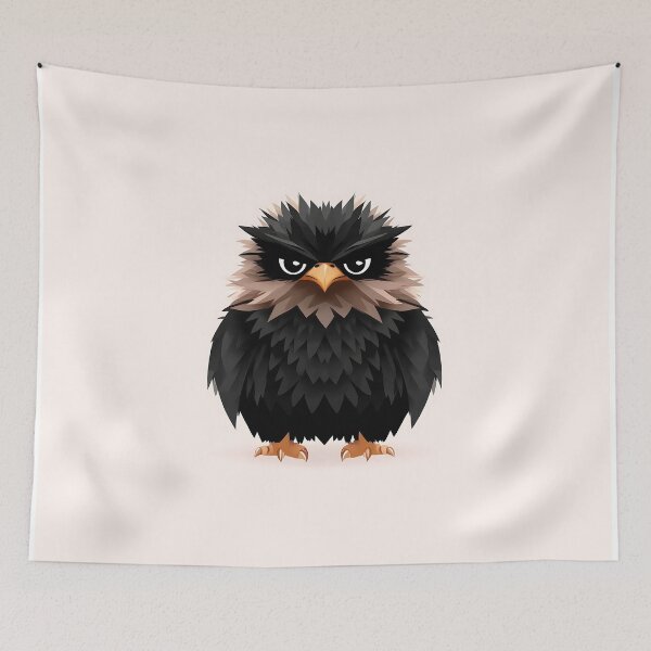 Item preview, Cute Minimalist Eagle Illustration Design designed and sold by GoldenTealArts.
