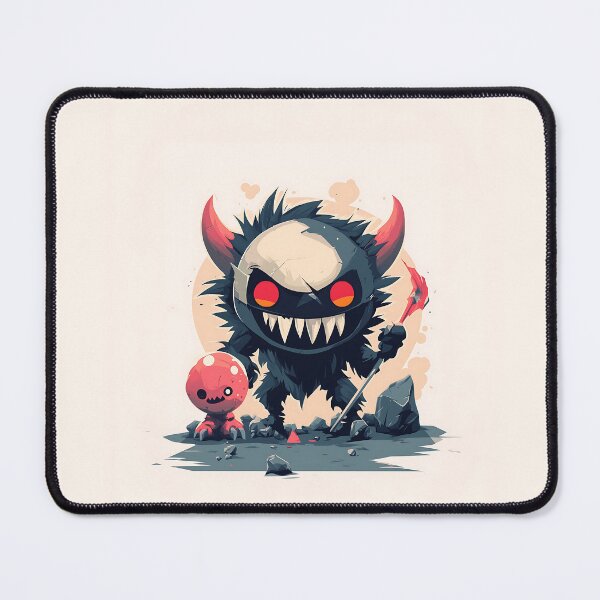 Item preview, Cute Minimalist Demon Game Character Design designed and sold by GoldenTealArts.