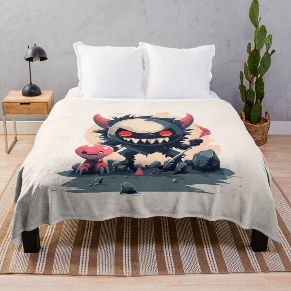 Item preview, Cute Minimalist Demon Game Character Design designed and sold by GoldenTealArts.