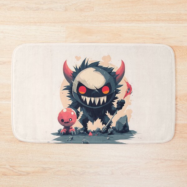 Item preview, Cute Minimalist Demon Game Character Design designed and sold by GoldenTealArts.