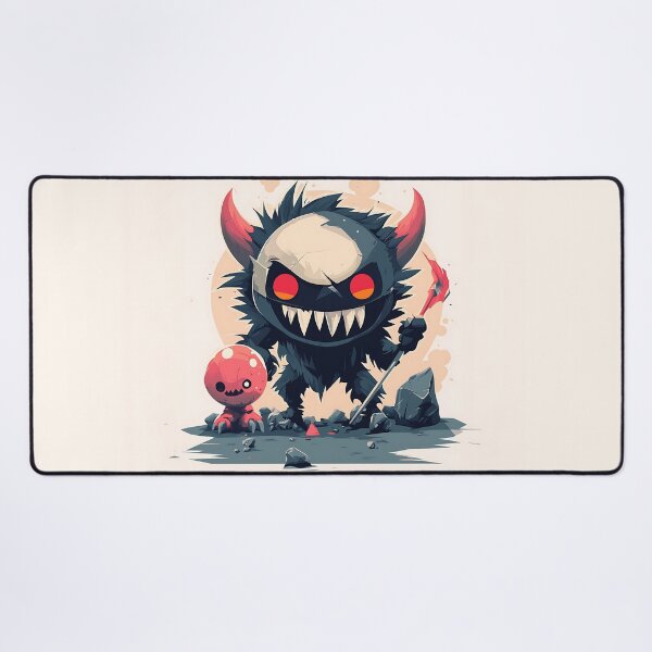 Item preview, Cute Minimalist Demon Game Character Design designed and sold by GoldenTealArts.