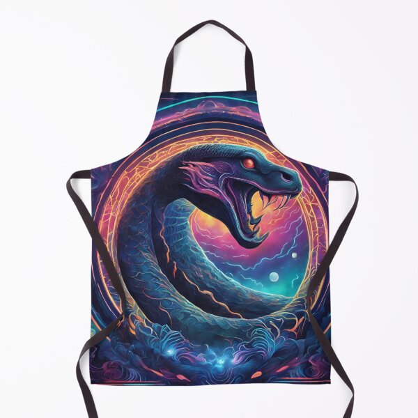 Item preview, Ancient Serpent Art: Mystical Snake Design Inspired by Mythology designed and sold by Cosmic Enigma.