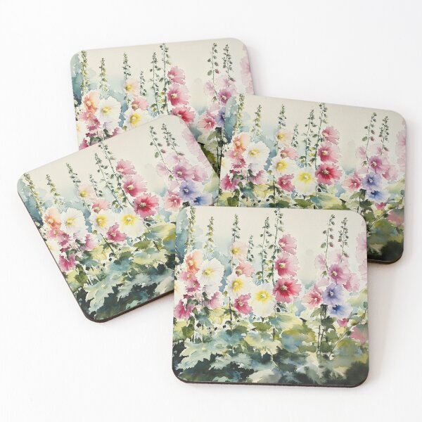 Item preview, Hollyhock Garden designed and sold by laurashawart.