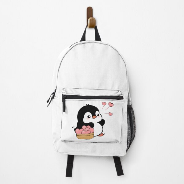 Item preview, Cute Chubby Penguin Sending Love - Adorable Kawaii Animal Design designed and sold by Lu7u.