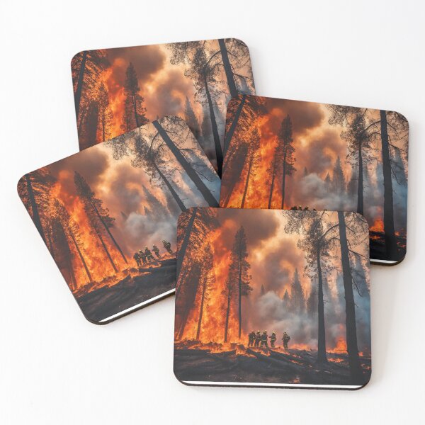 Item preview, Fire. Firefighters. California Wildfires. Their sacrifices burn brighter than any flame they extinguish. designed and sold by trintae.