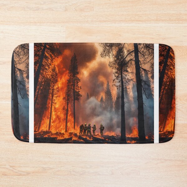 Item preview, Fire. Firefighters. California Wildfires. Their sacrifices burn brighter than any flame they extinguish. designed and sold by trintae.