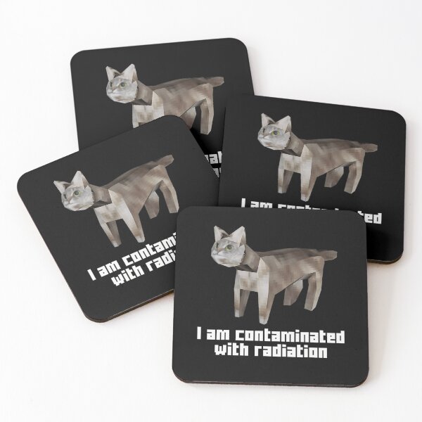 Item preview, Funny I Am Contaminated With Radiation Ironic Cat Meme designed and sold by DreamyNature.