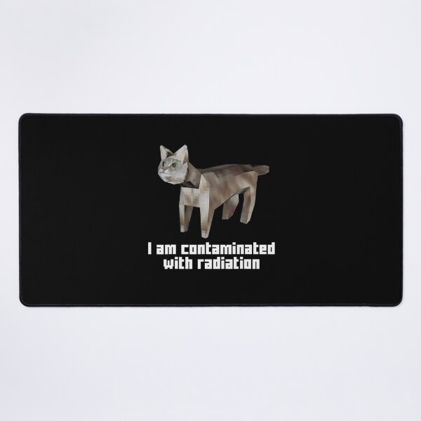 Item preview, Funny I Am Contaminated With Radiation Ironic Cat Meme designed and sold by DreamyNature.