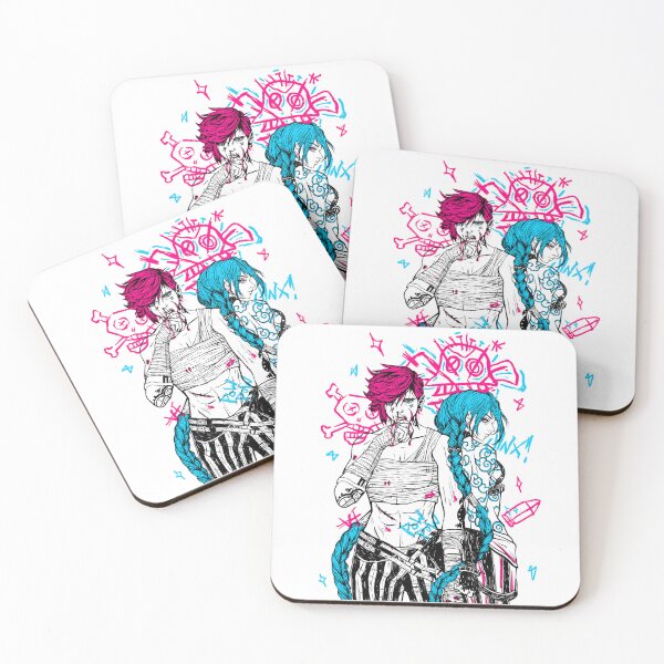 Item preview, Jinx Vi Arcane Graphic Style designed and sold by HaloHop.